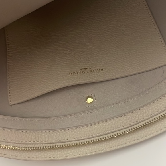 Kate Loxton, handbag, modern Lucite handle, nude - Picture 6 of 6